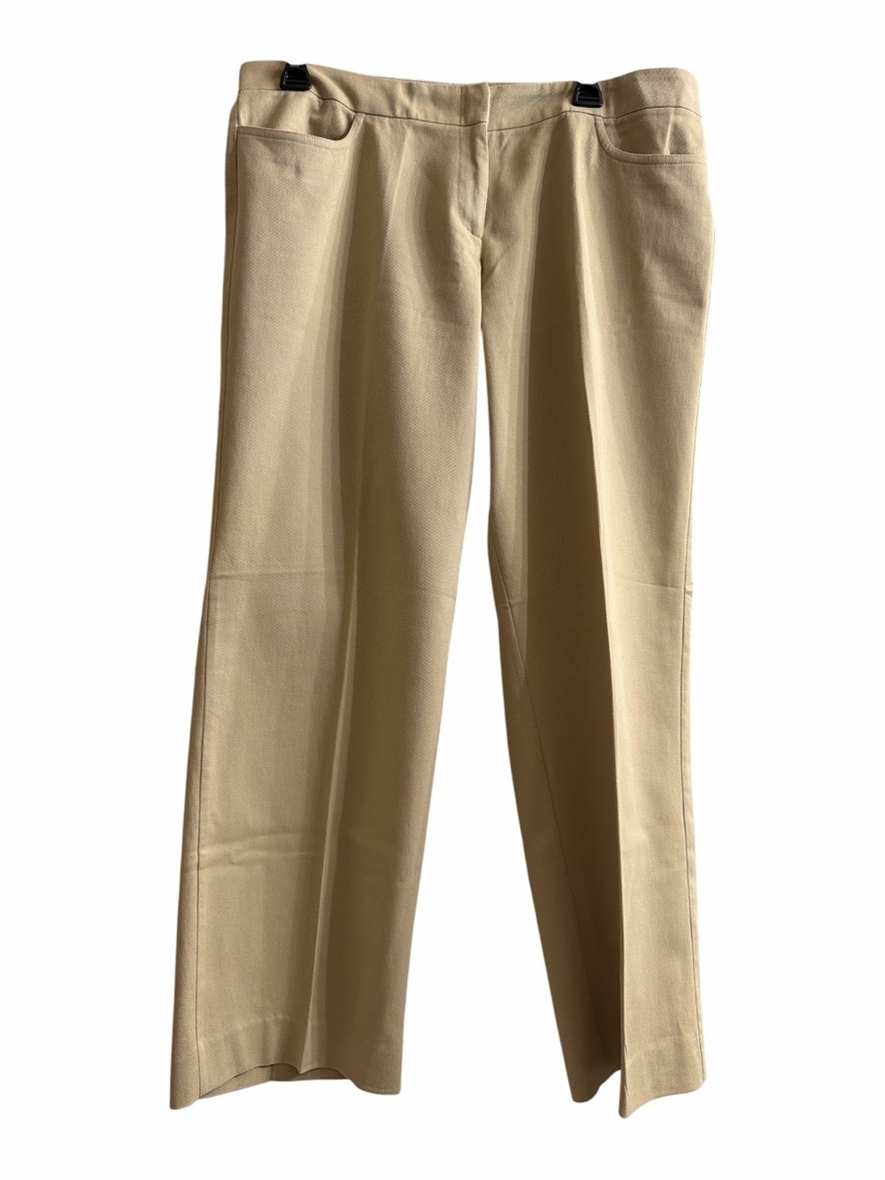 Eileen Fisher Tan Straight-Leg Chinos